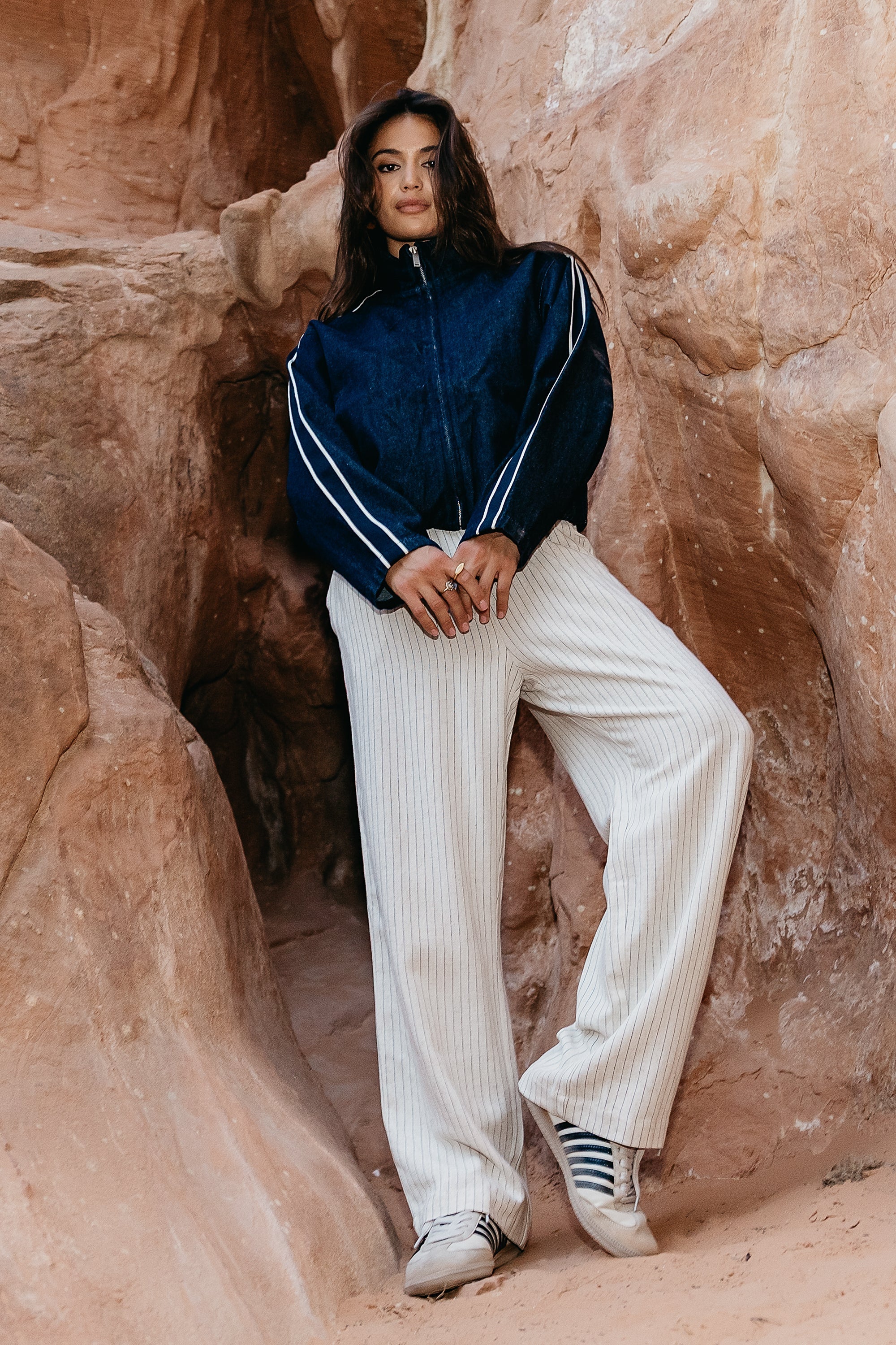 Lottie Striped Wide Leg Pants