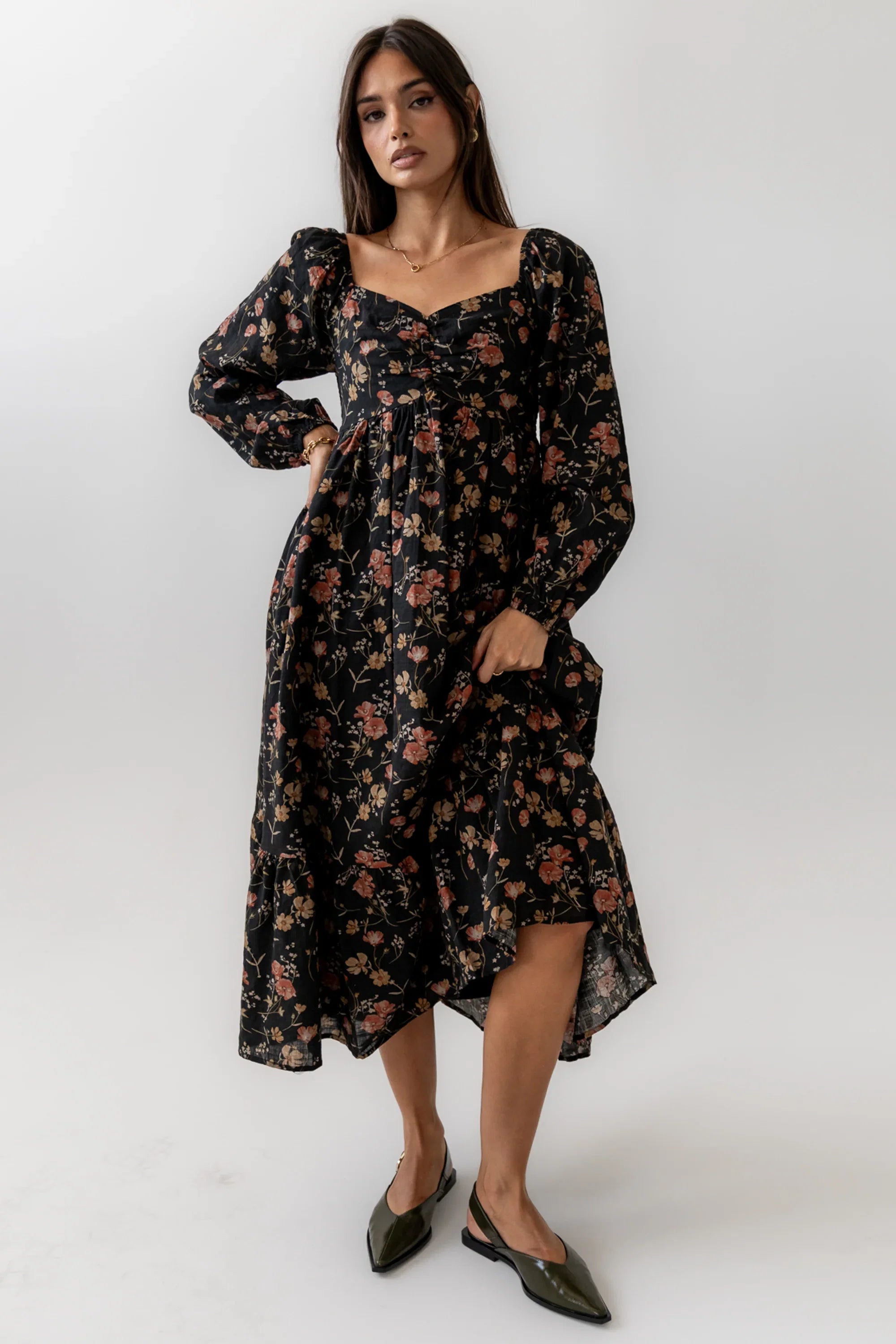 Michelle Floral Maxi Dress FINAL SALE