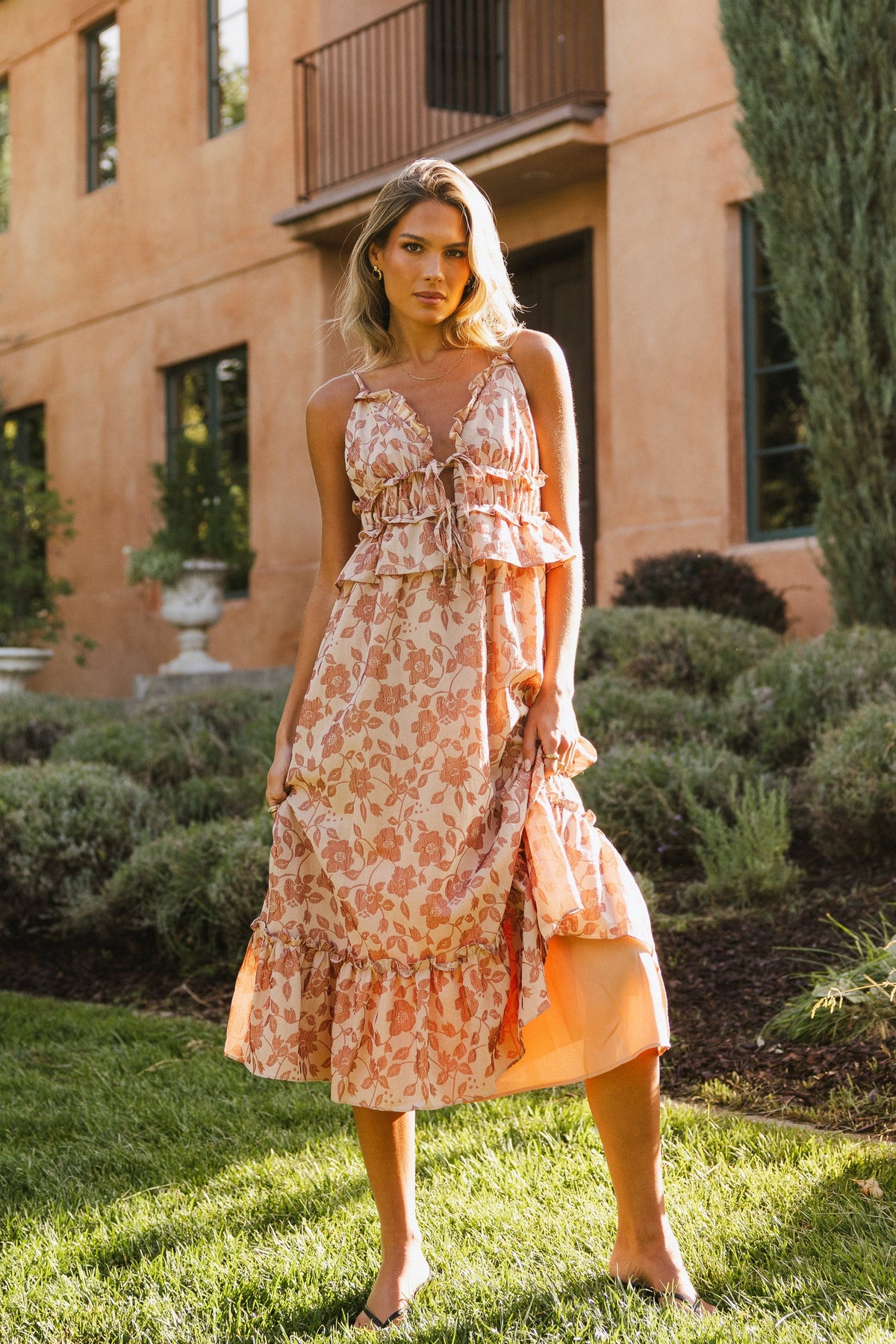 Francis Floral Midi Dress FINAL SALE