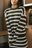 Alani Striped Sweater in Green FINAL SALE
