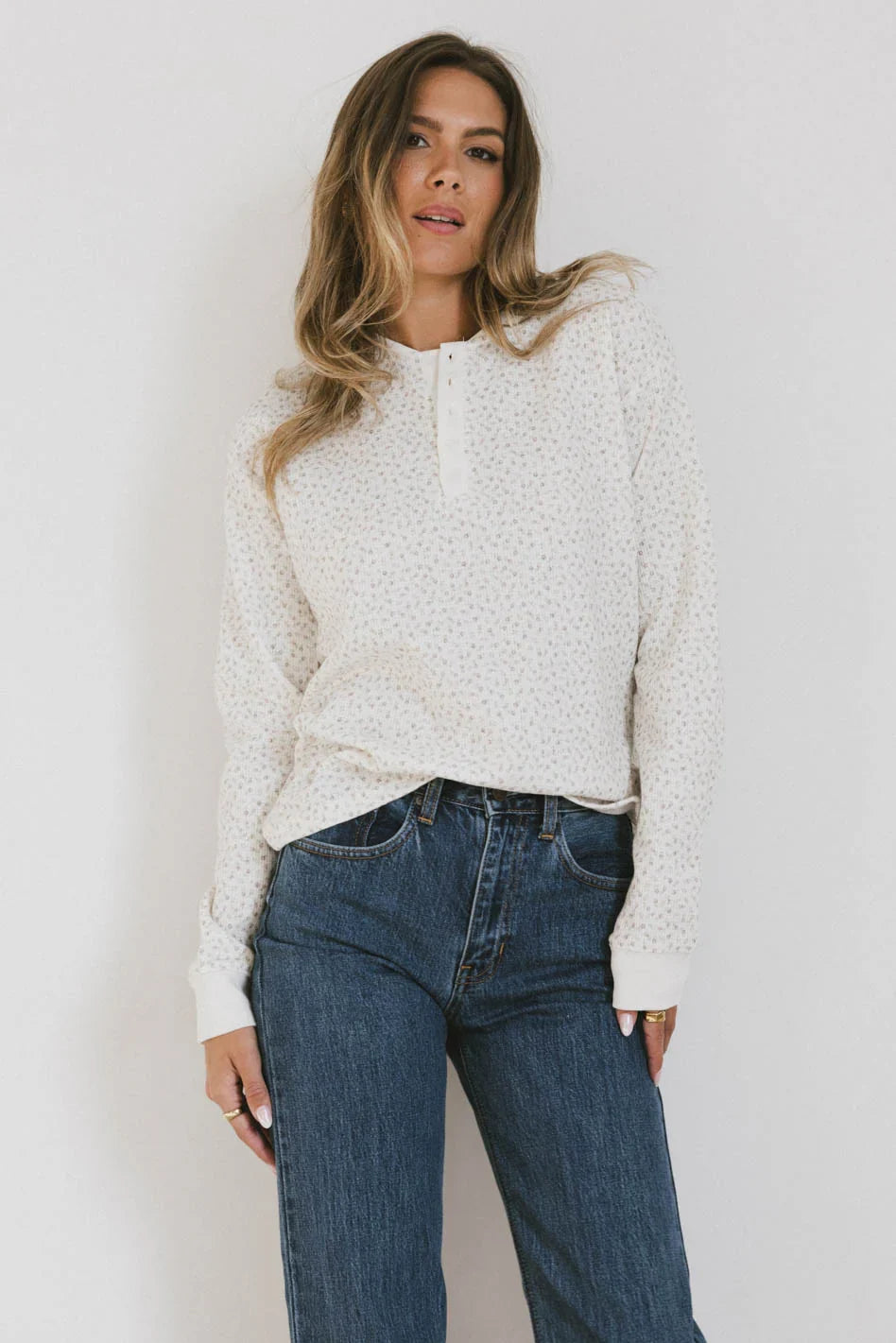 Talithia Floral Knit Top FINAL SALE
