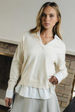 Trisha Layered Sweater