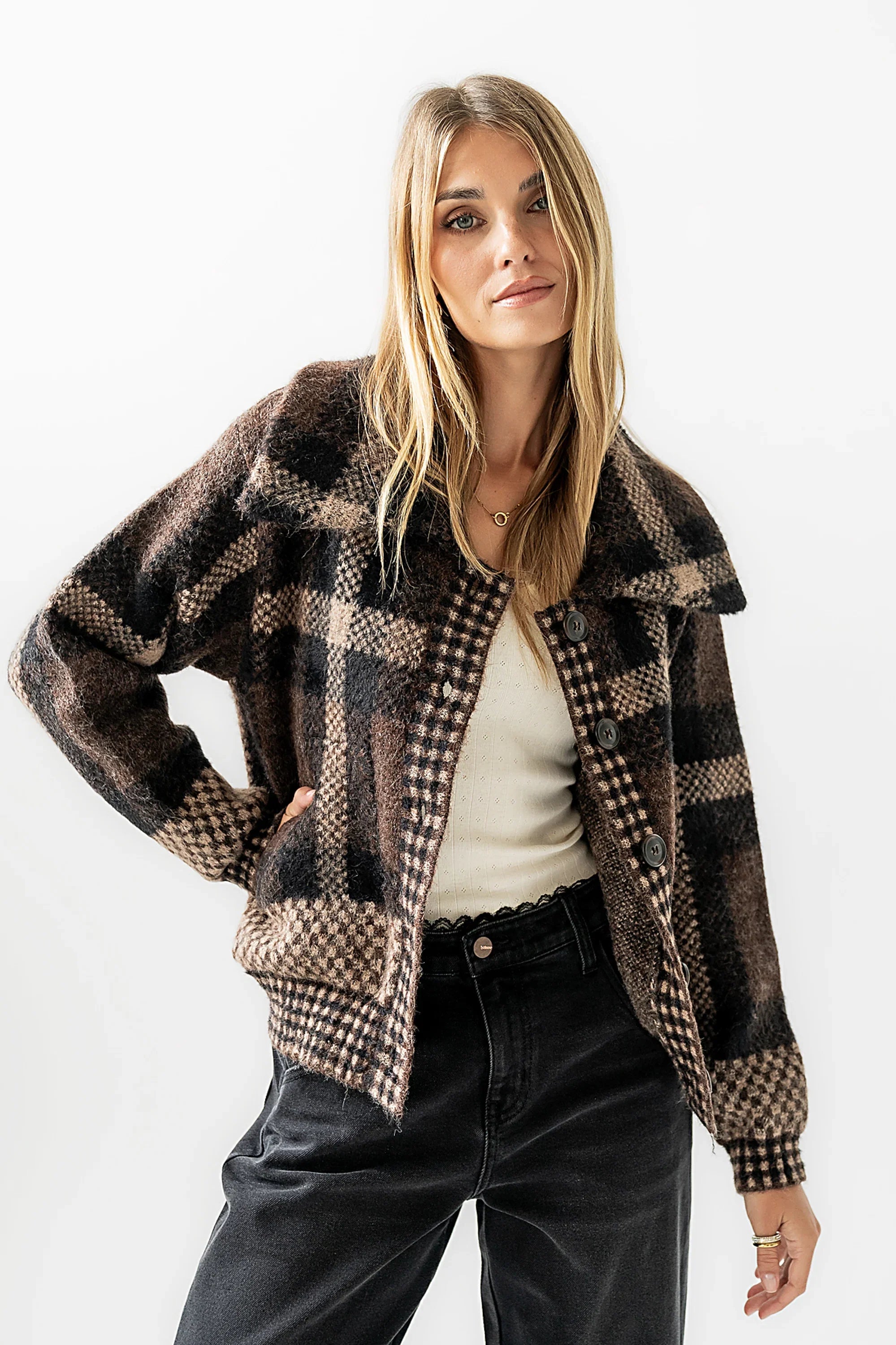 Janelle Plaid Jacket