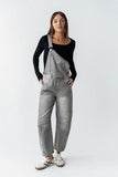Tansy Denim Overalls in Grey