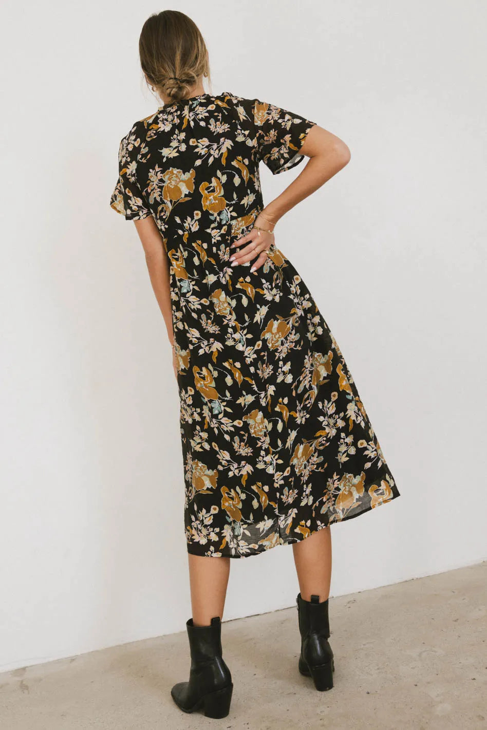 Kaitlyn Floral Midi Dress FINAL SALE
