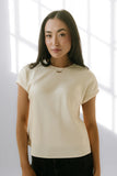 Marvin Satin Blouse in Cream