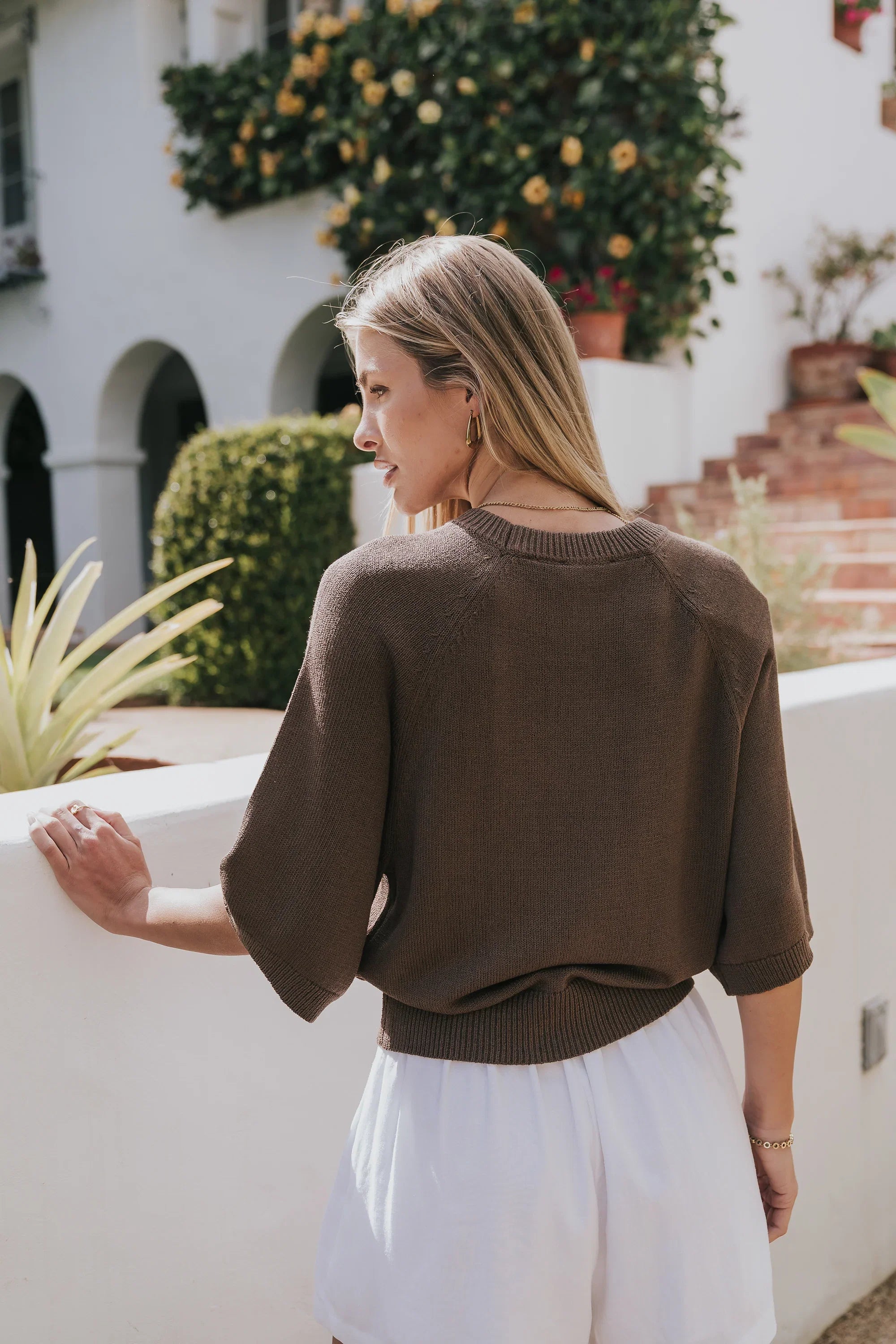 Camille Oversized Sweater in Brown