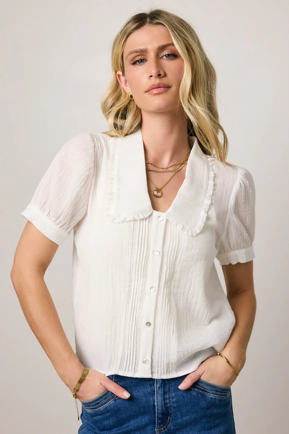 Kinley Sheer Blouse FINAL SALE