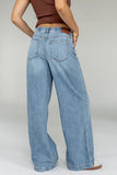 Eva Drawstring Wide Leg Jeans FINAL SALE