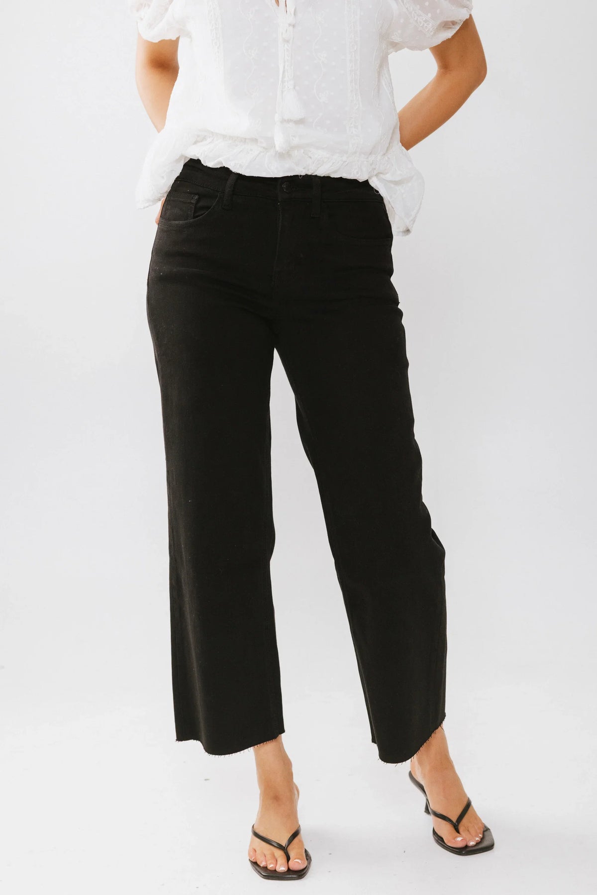 Jenny Cropped Wide Leg Jeans FINAL SALE