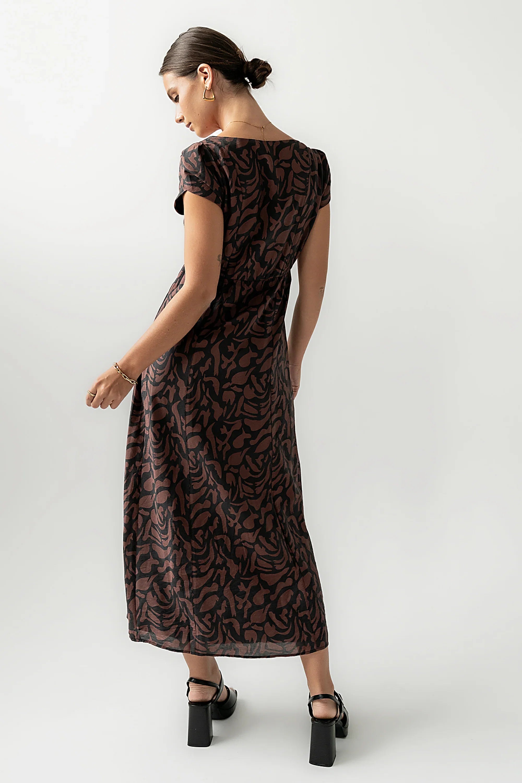 Kennedy Abstract Maxi Dress FINAL SALE
