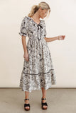 Petra Floral Midi Dress