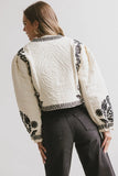 Benja Embroidered Jacket in Ivory FINAL SALE