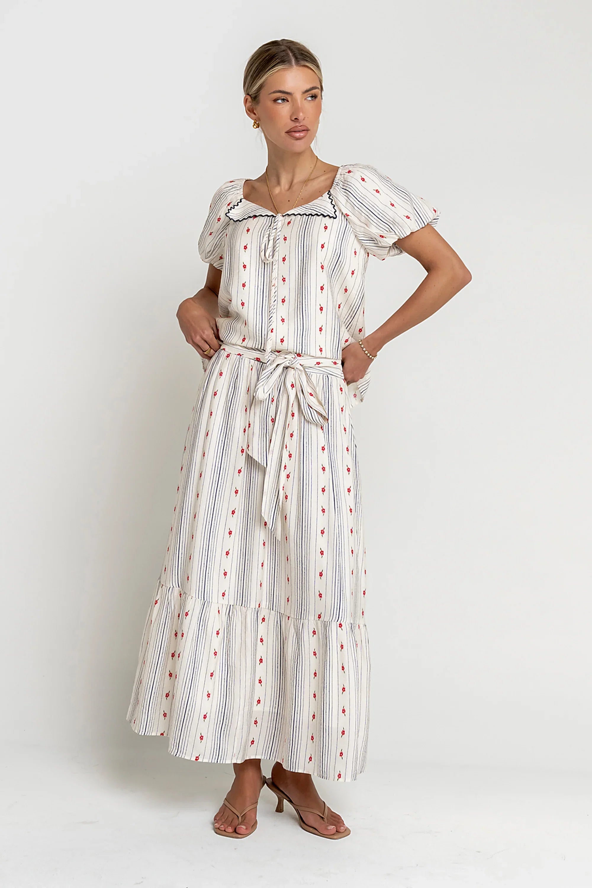 Tylee Floral Midi Skirt