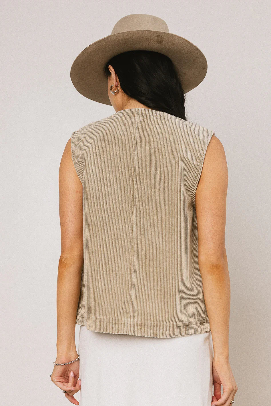 Devon Corduroy Vest FINAL SALE
