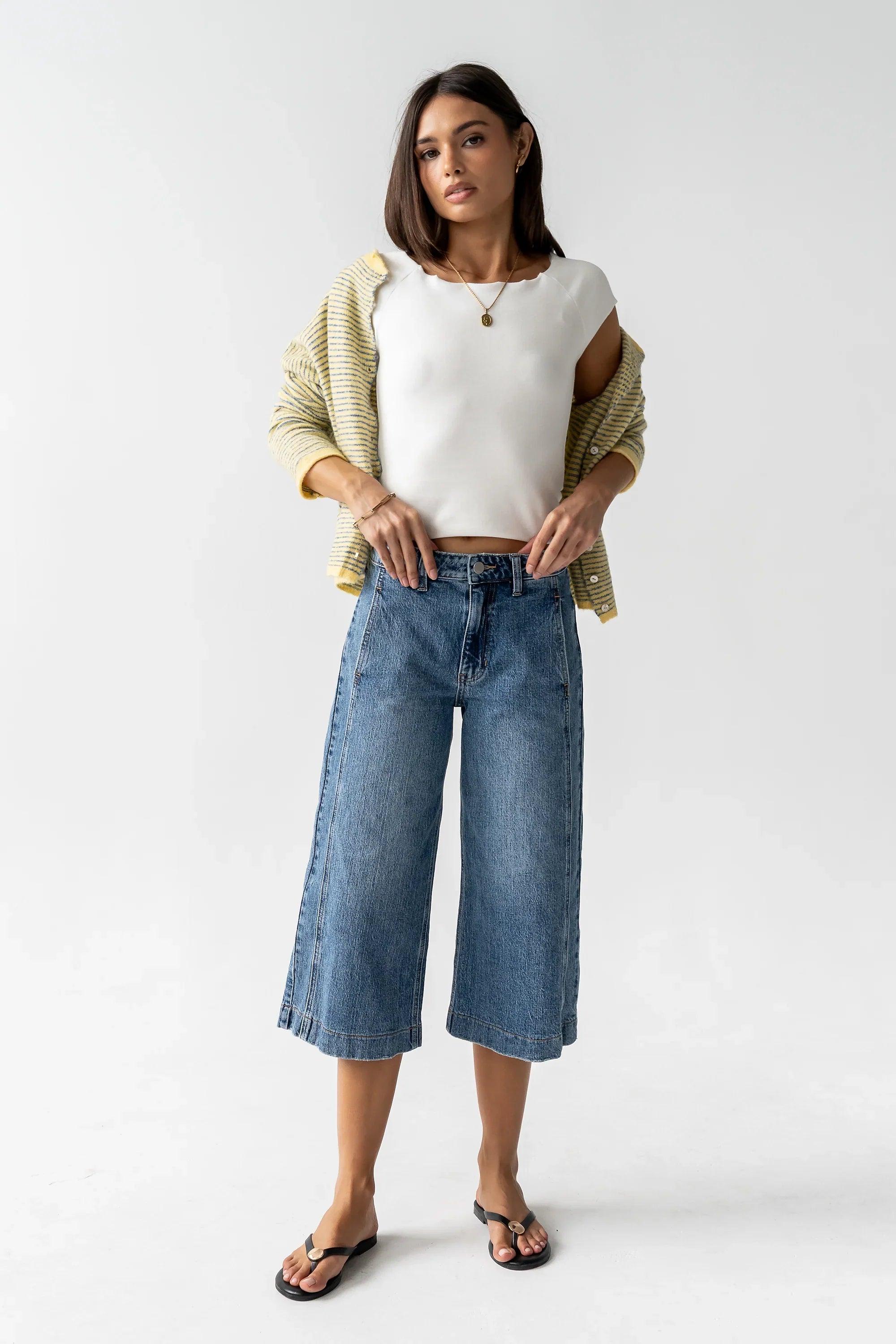 Leanne Wide Leg Capris