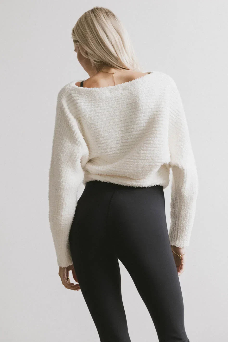 Calia Knit Sweater in Cream FINAL SALE