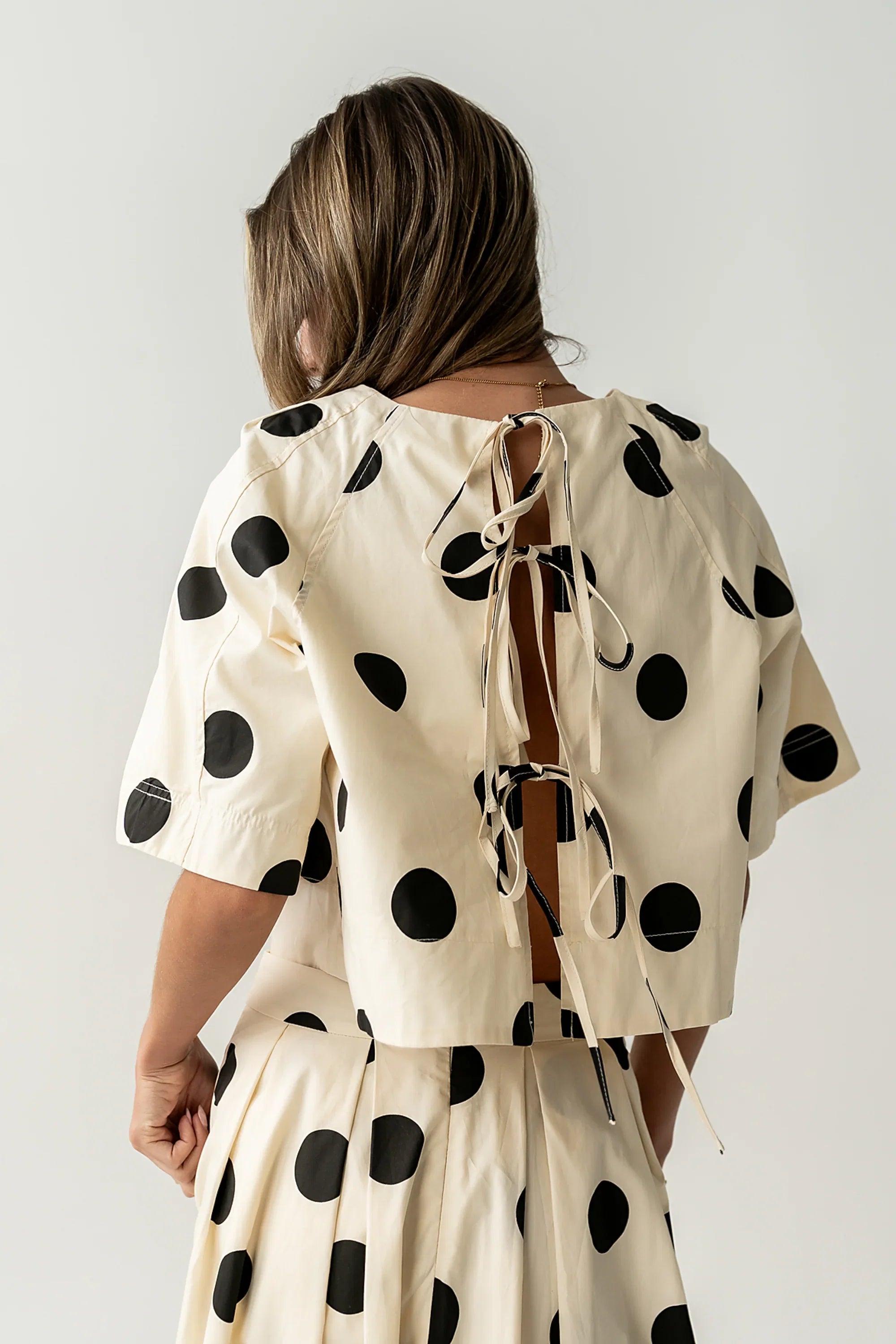 Jacklynn Polka Dot Blouse