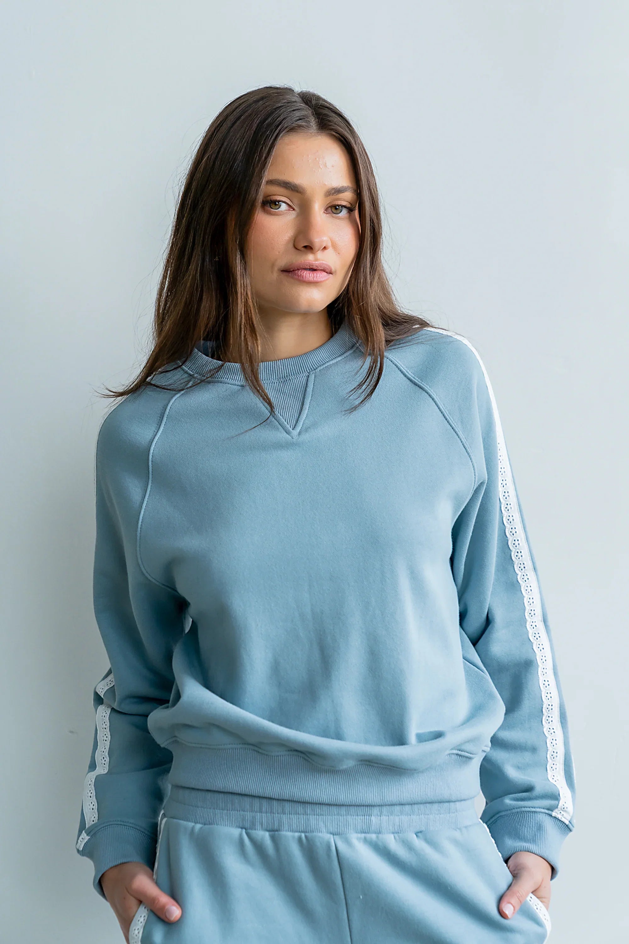 Mickey Sweatshirt in Blue