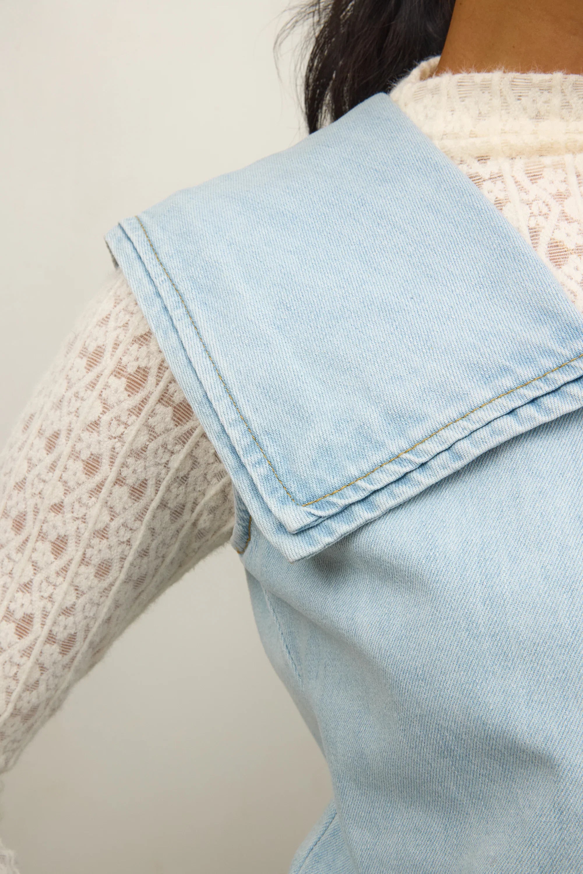 Shayla Denim Blouse