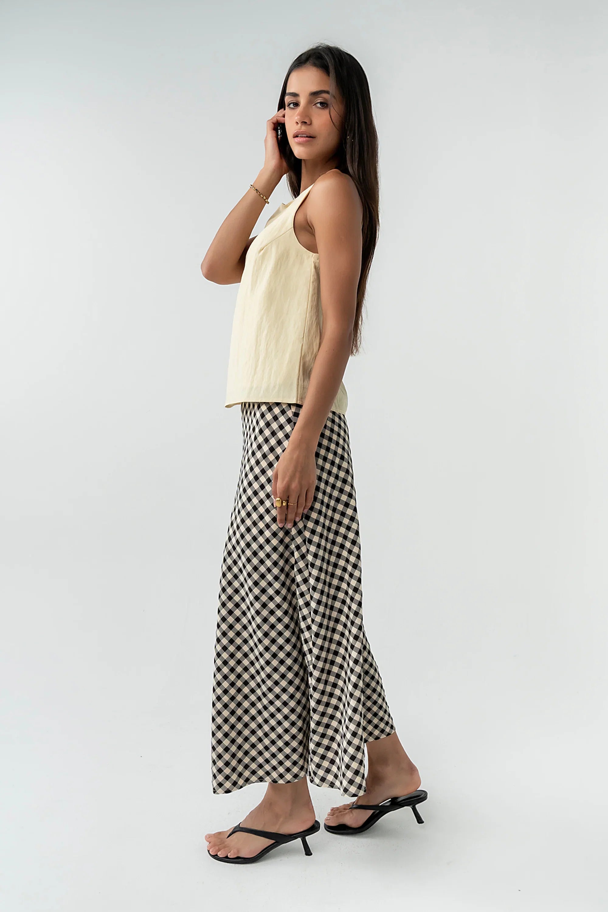 Posie Gingham Maxi Skirt