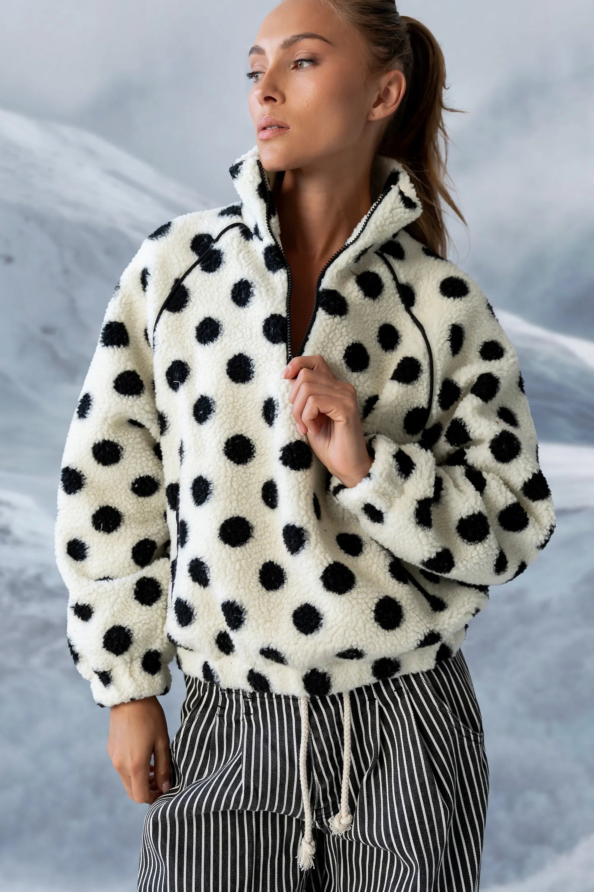 Brooke Sherpa Half Zip