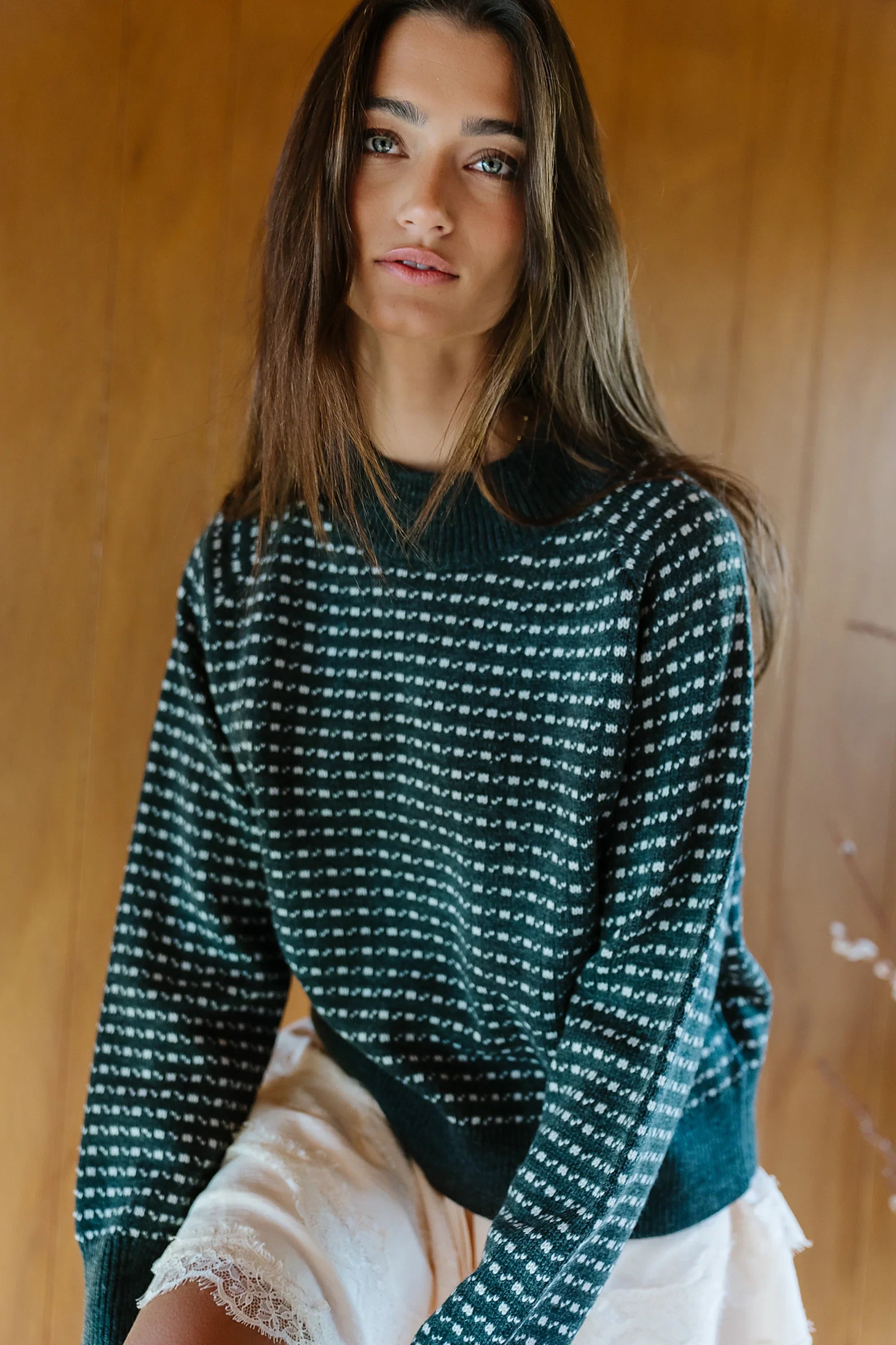 Ziggy Knit Sweater in Charcoal FINAL SALE
