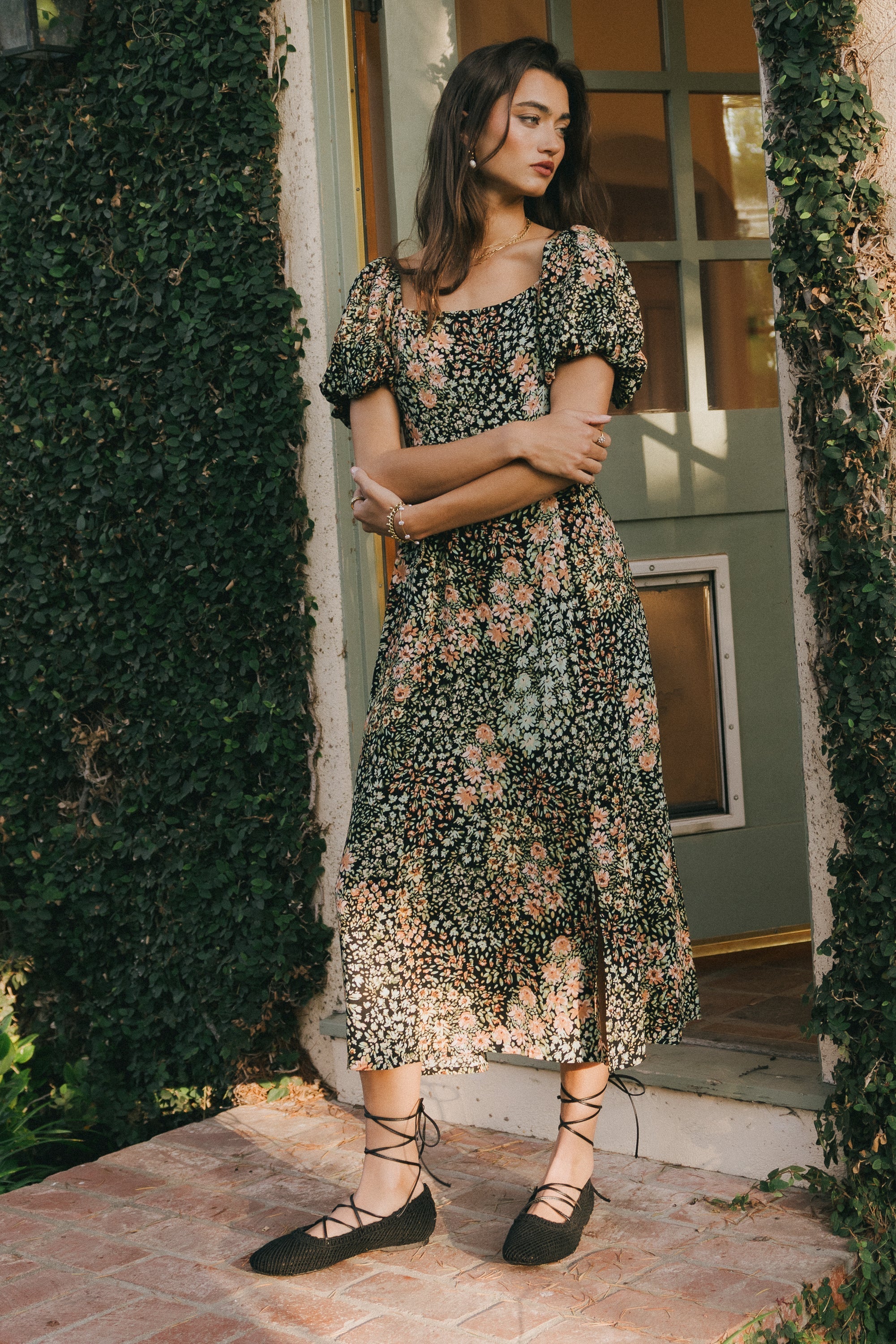 Vienna Floral Maxi Dress FINAL SALE