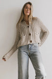 Luca Chunky Knit Sweater in Natural FINAL SALE