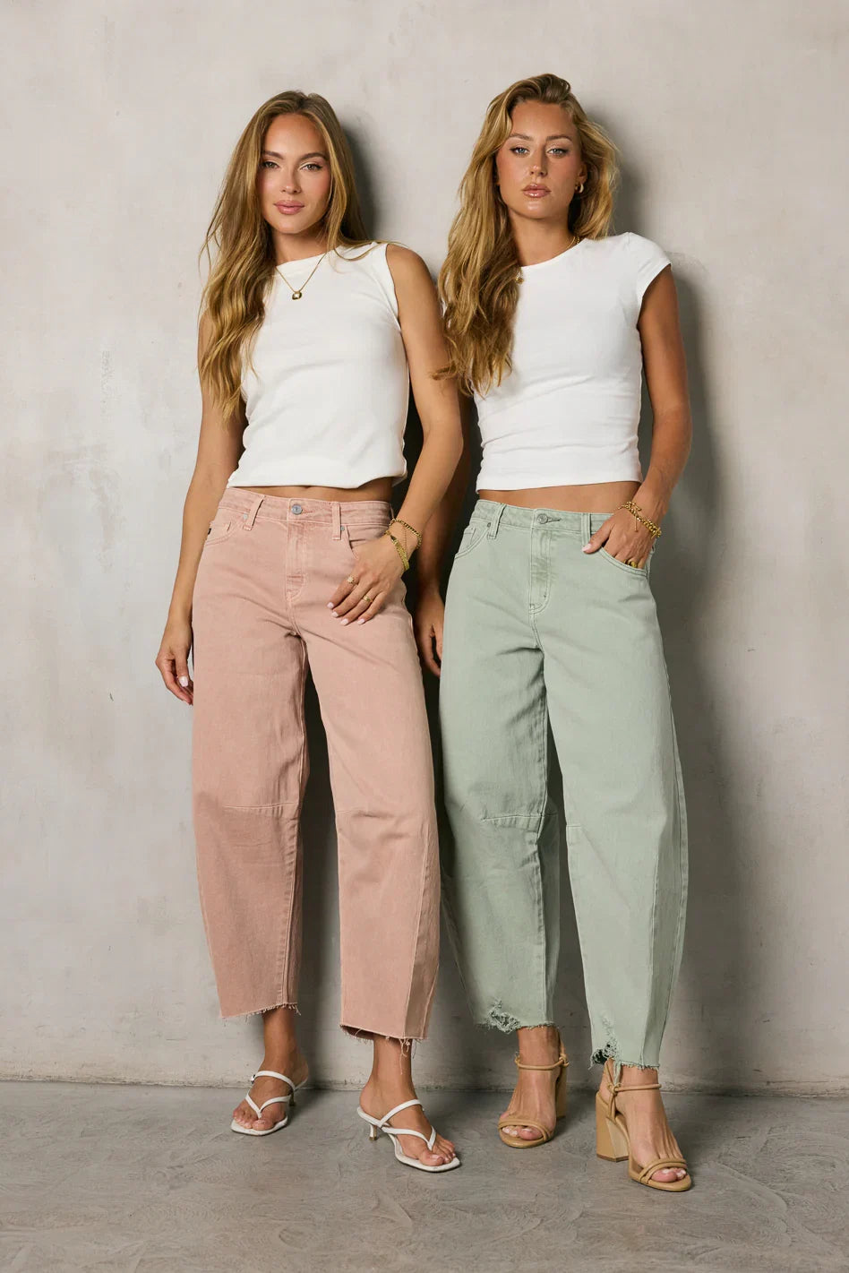 Capri Barrel Jeans