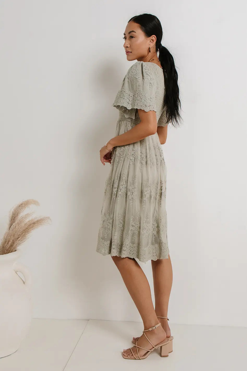 Ryland Embroidered Dress