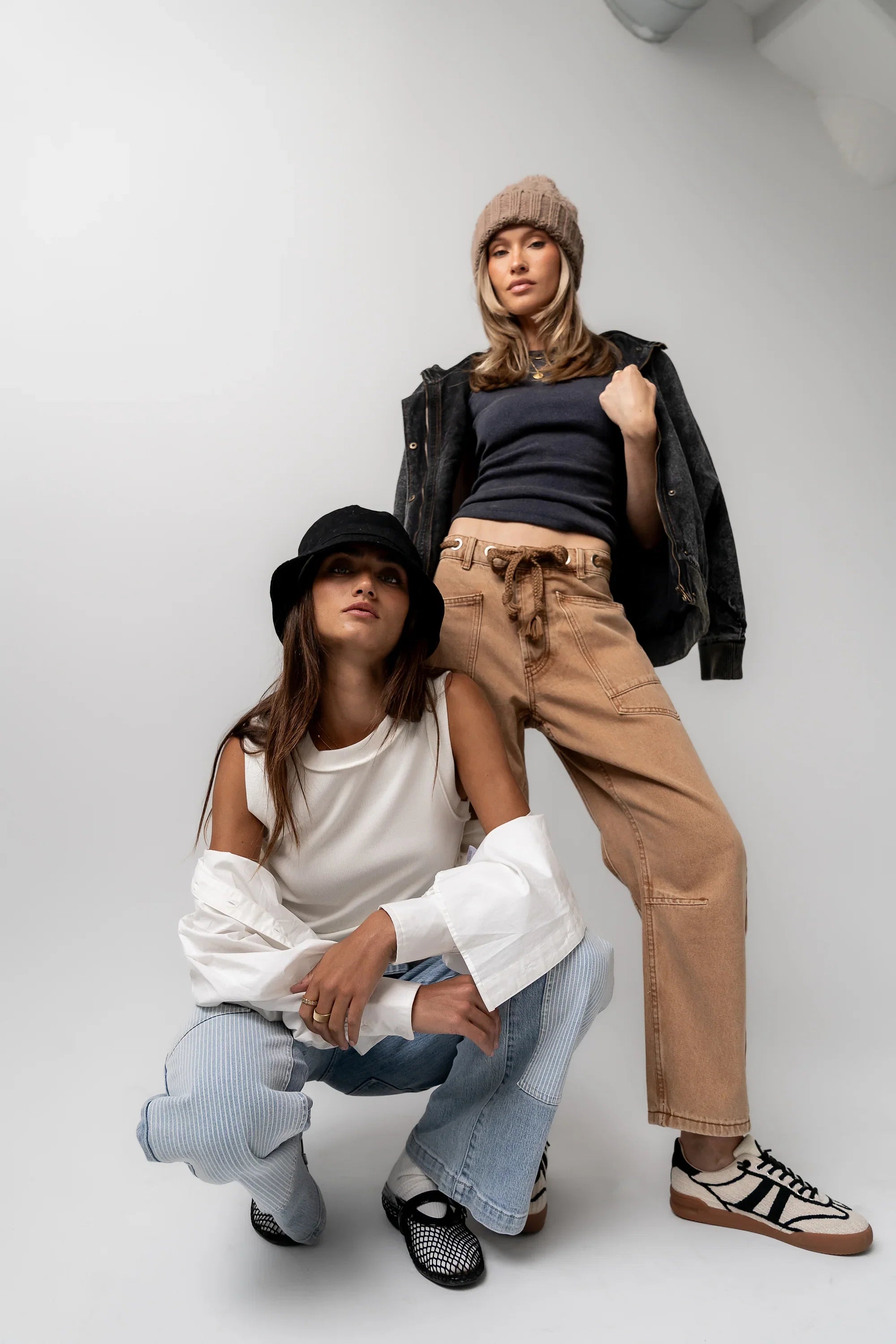 Alice Patchwork Wide Leg Jeans FINAL SALE