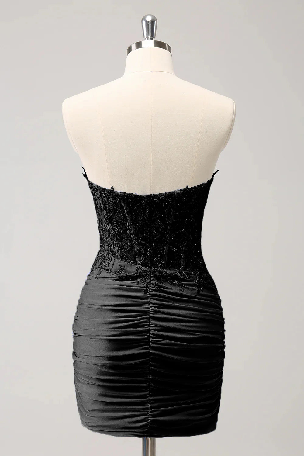 Glitter Fuchsia Tight Sweetheart Corset Short Pleated Homecoming Dress with Beading