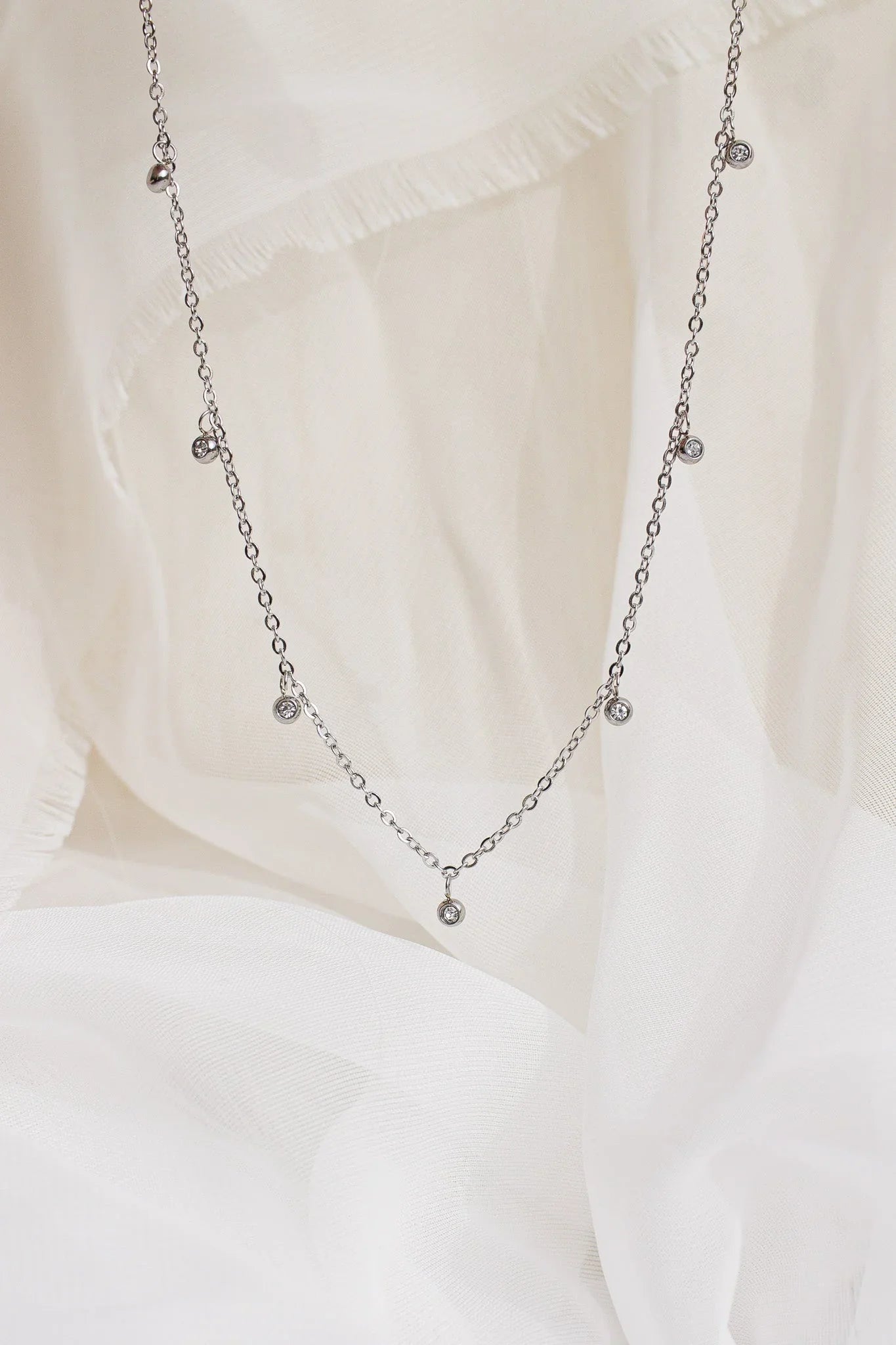 Adaline Crystal Charm Necklace