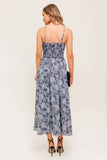 ORDINARY IS OVERRATED DENIM BLUE MIDI DRESS