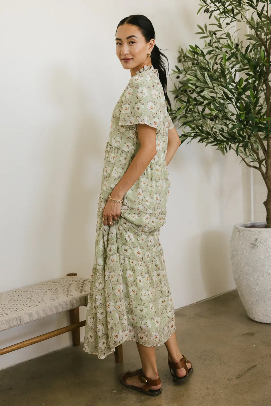 Milan Floral Maxi Dress FINAL SALE