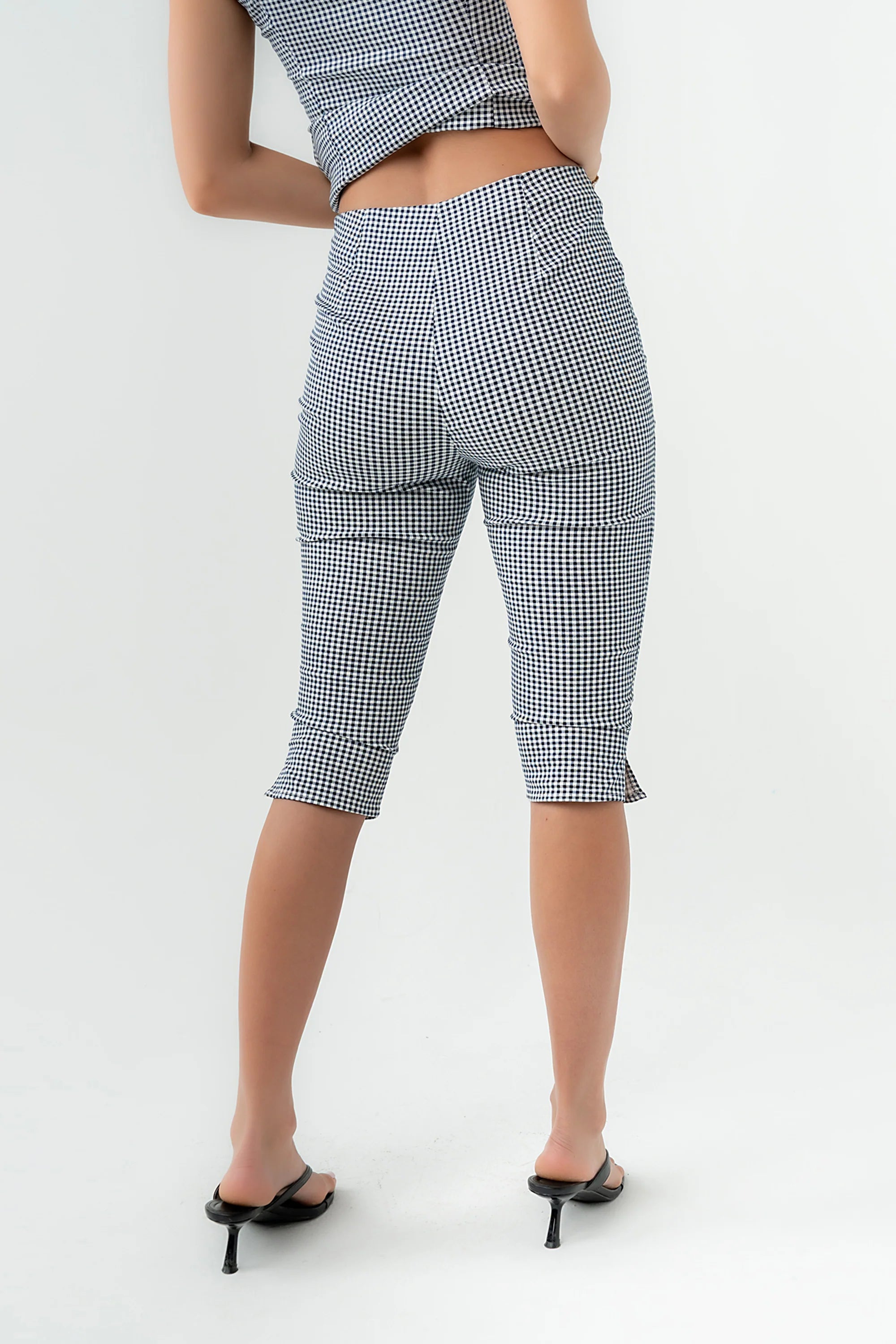 Saylee Gingham Capris