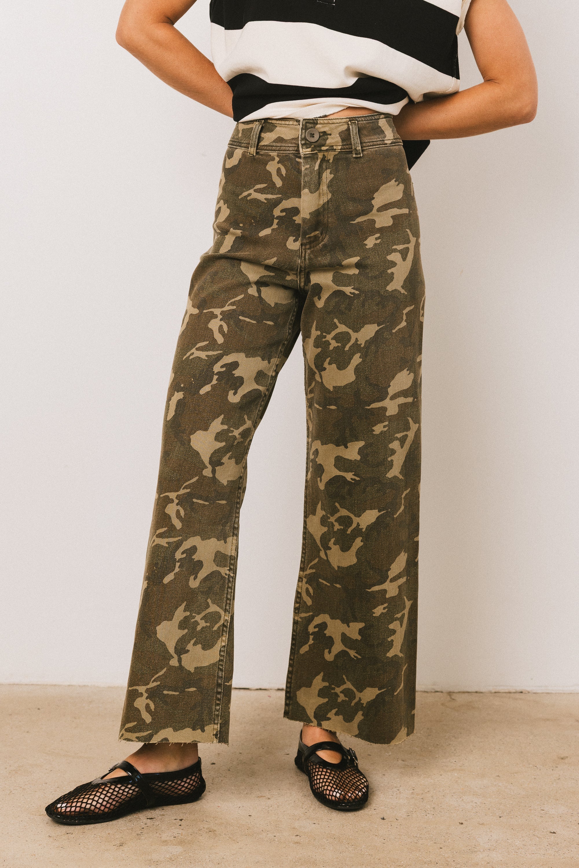 Atlas Camo Wide Leg Jeans FINAL SALE