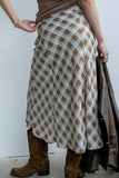 Zadie Plaid Maxi Skirt