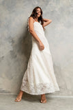 Jones Mixed Media Maxi Dress