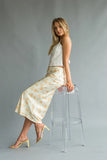 Issa Floral Satin Maxi Skirt
