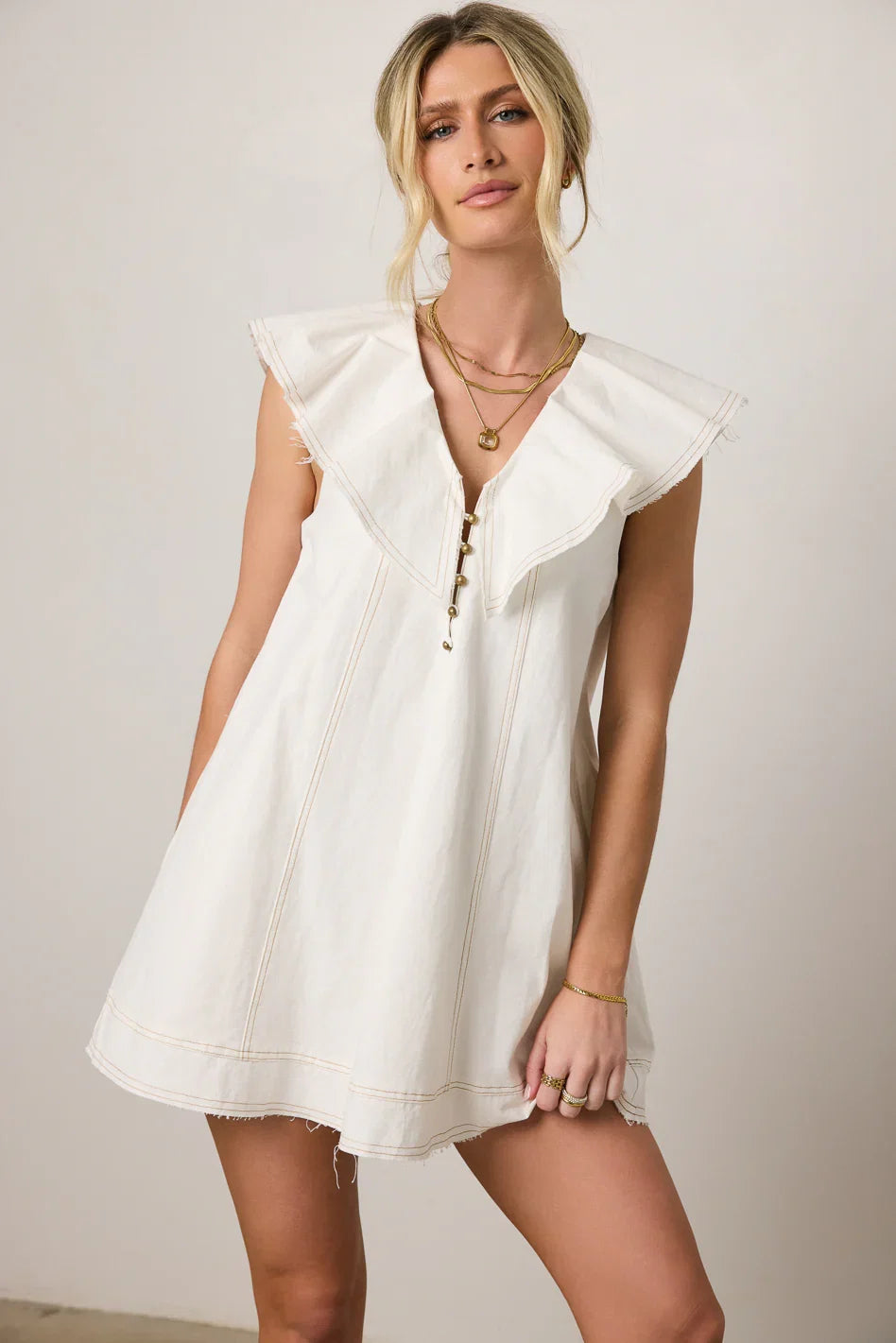 Willow Collared Babydoll Dress FINAL SALE