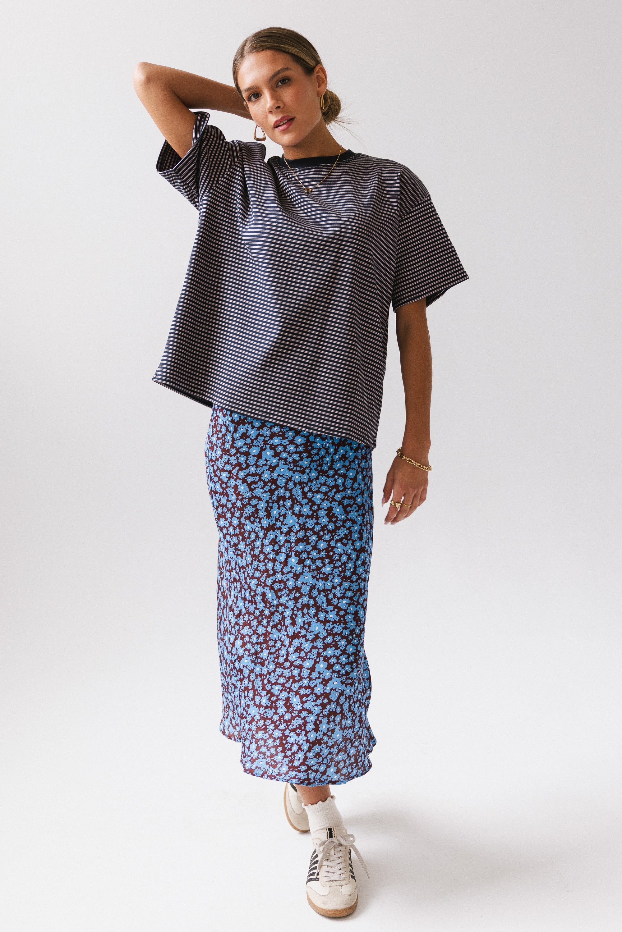 Salem Knit Top in Navy FINAL SALE