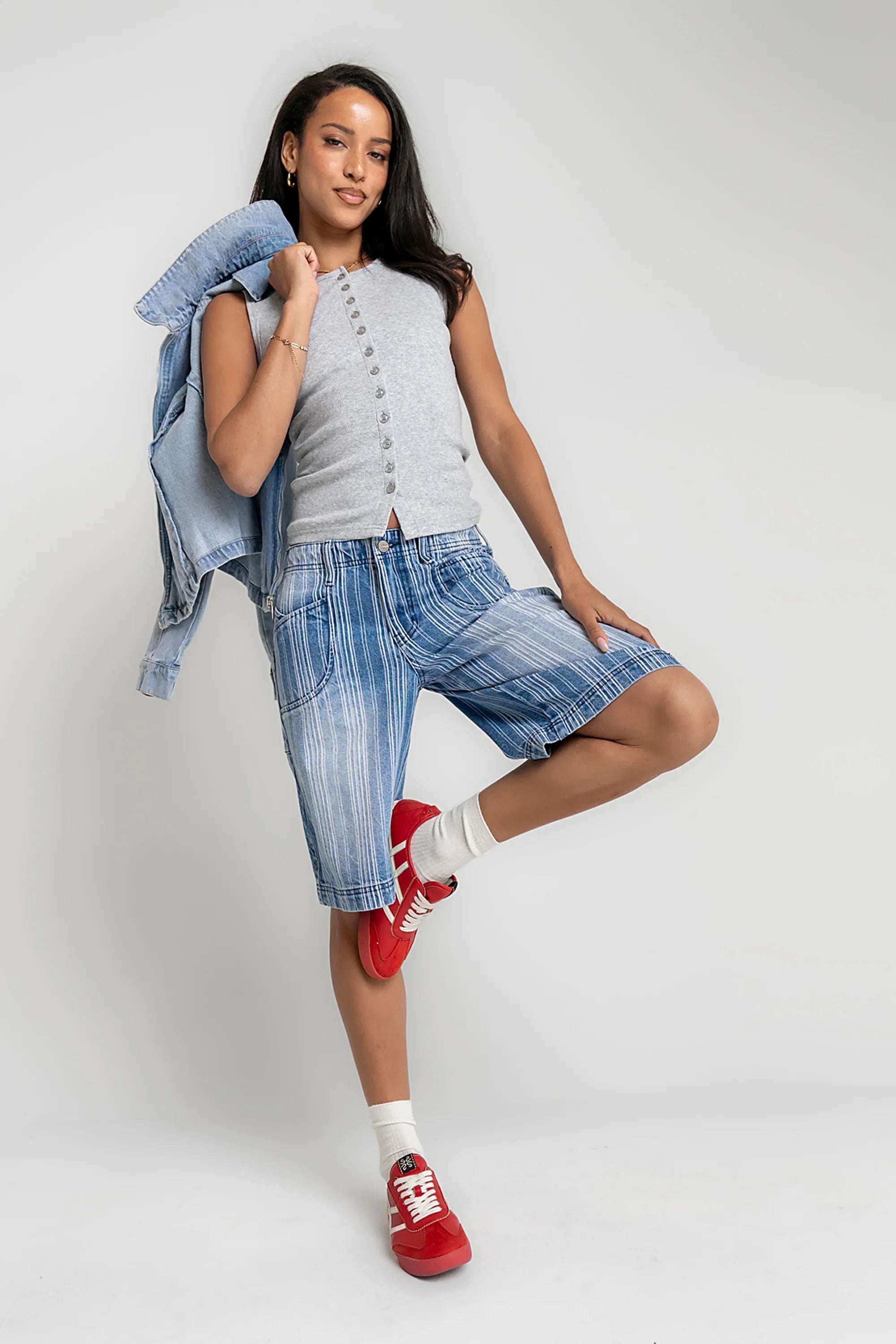 Franklin Striped Bermuda Shorts