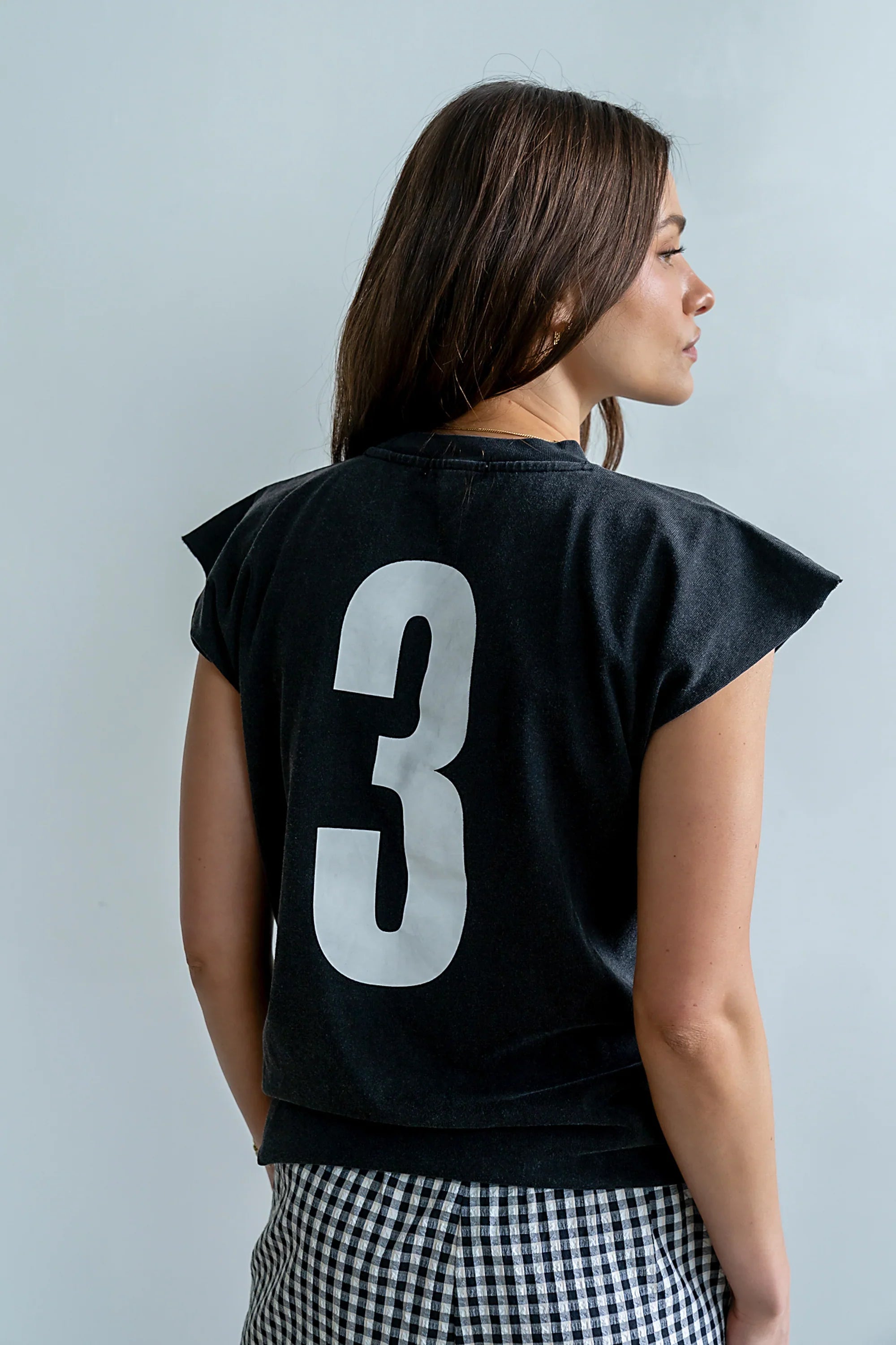 Vinnie Muscle Tee in Black