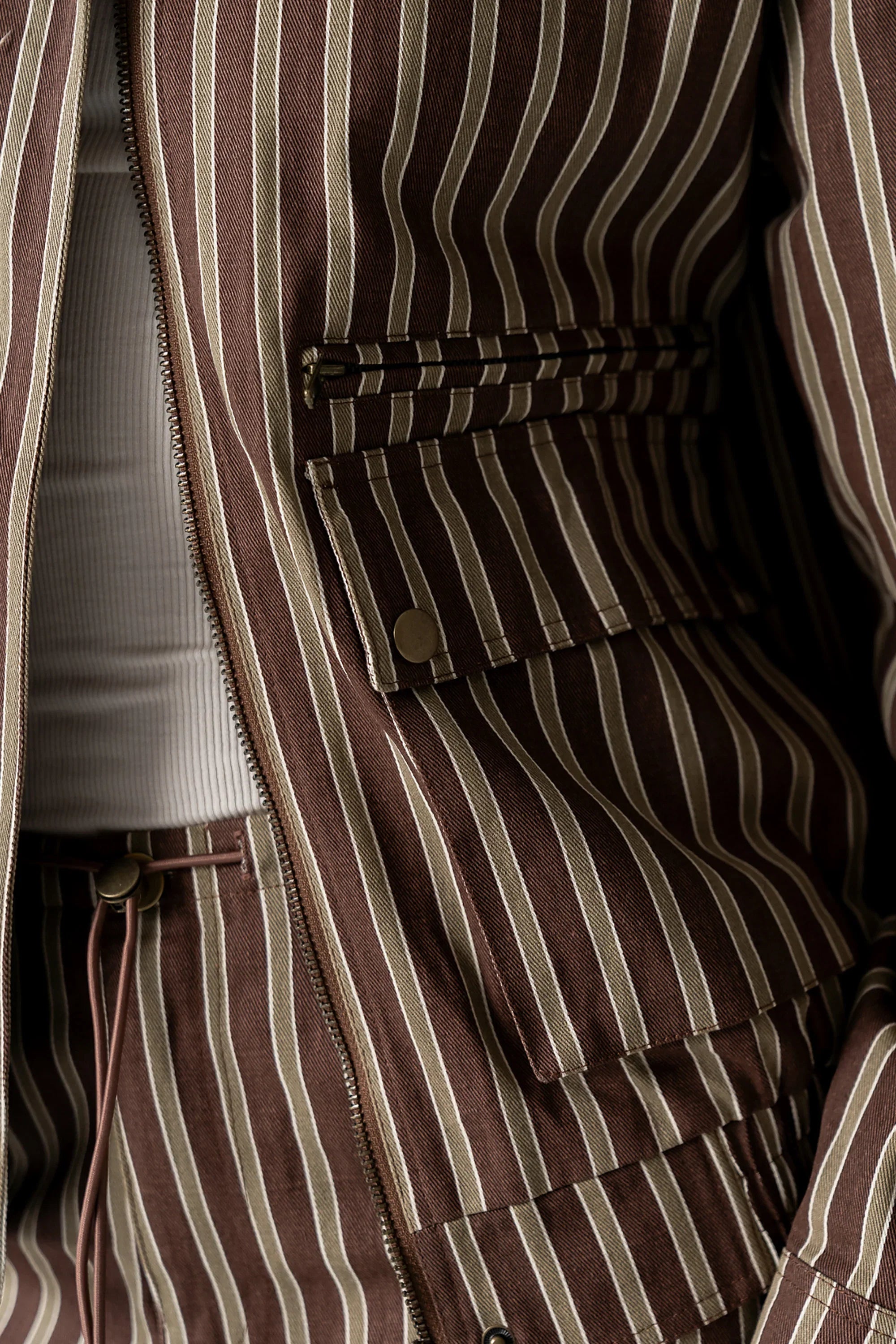Carla Striped Utility Jacket FINAL SALE