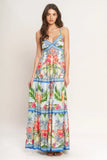 FRESH BOTANICAL MULTI FLORAL MAXI DRESS