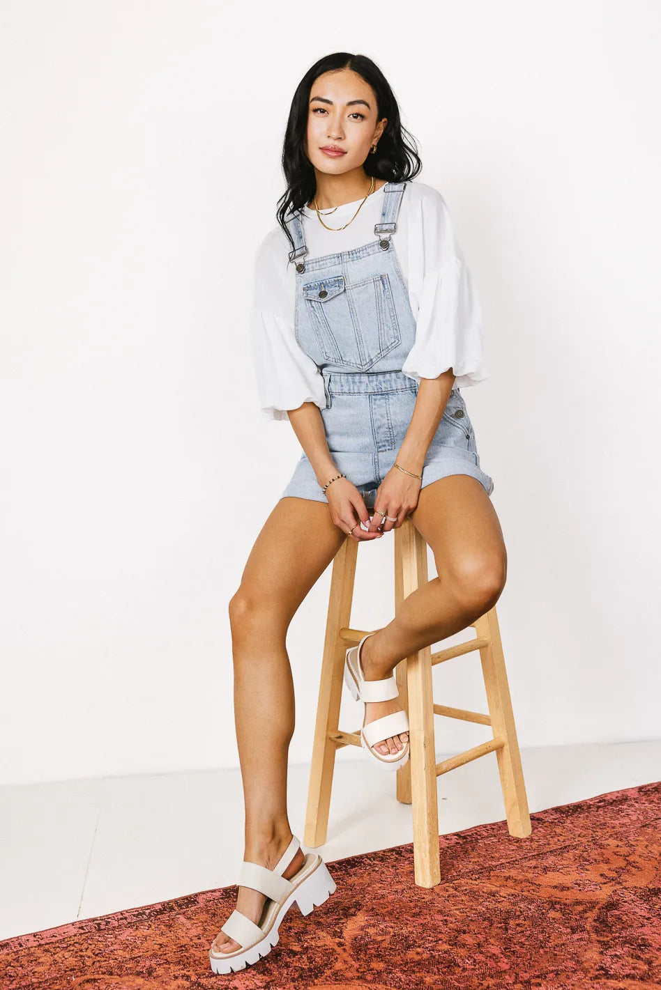 Reagan Denim Shortalls FINAL SALE