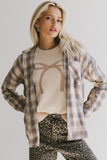 Franky Plaid Flannel Button Up FINAL SALE
