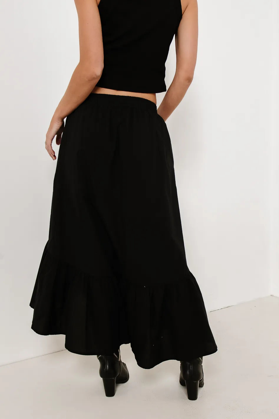 Arabella Maxi Skirt in Black FINAL SALE